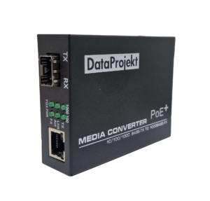 10/100/1000M media converter with SFP POE