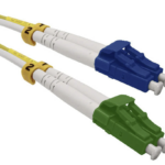 LC UPC to LC APC patch cord SM duplex 2,0mm LSZH 1,0m