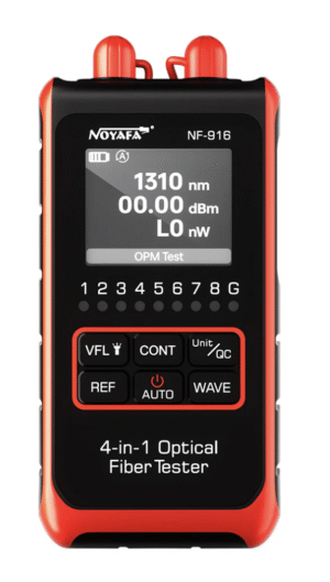 Power Meter, Visual Fault Locator, Network Cable Tester