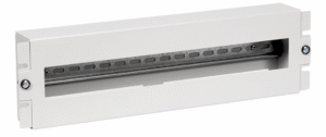19" DIN rail paneel kaitsmetele kattega