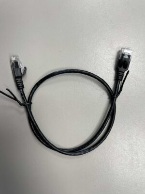 CAT6A SLIM patch kaabel vask 0,5m must