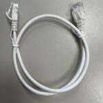 CAT6A SLIM patch cord vask 1m valge