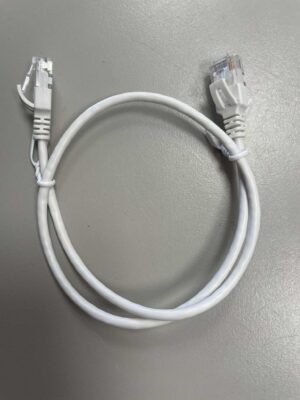 CAT6A SLIM patch cord vask 1,5m valge