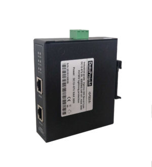 Industrial POE Injector, DIN Boost type, DC12-57V IN , IEEE802.3AF/AT; MAX 30W  KV/3KV lightning protection