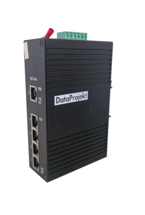 Industrial grade 5-port Gigabit Boost POE Switch 4+1